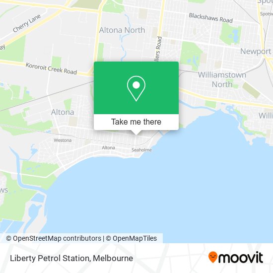 Liberty Petrol Station map