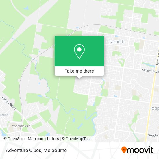 Adventure Clues map