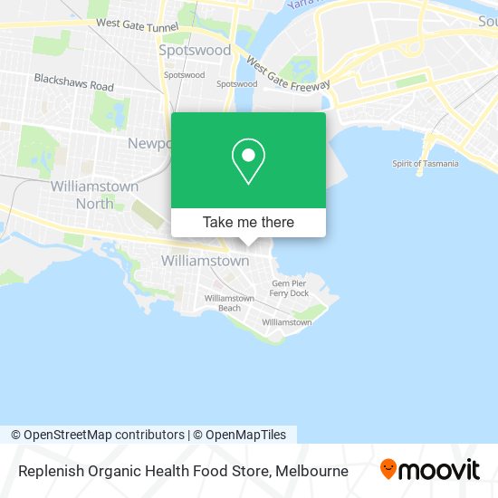 Replenish Organic Health Food Store map