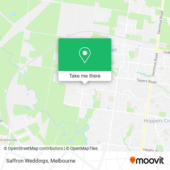 Saffron Weddings map