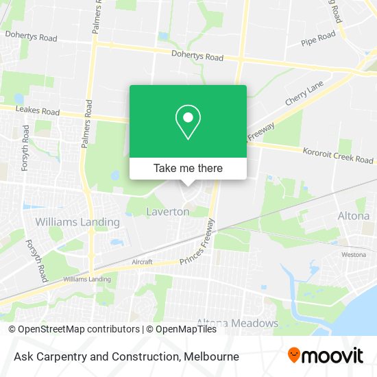 Ask Carpentry and Construction map