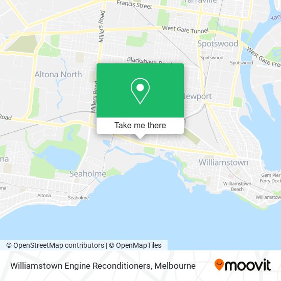 Williamstown Engine Reconditioners map