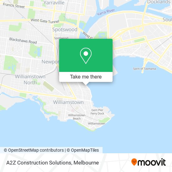 A2Z Construction Solutions map