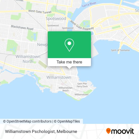 Williamstown Pschologist map