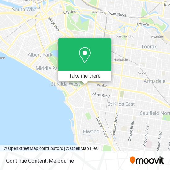 Continue Content map