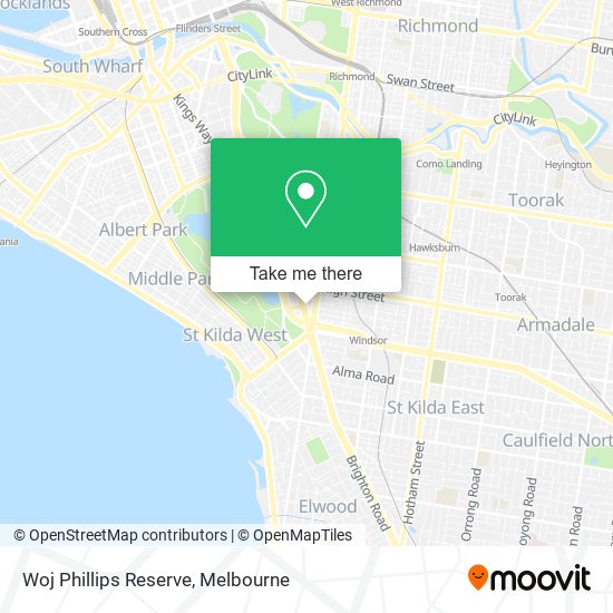 Woj Phillips Reserve map