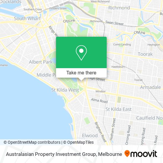 Mapa Australasian Property Investment Group