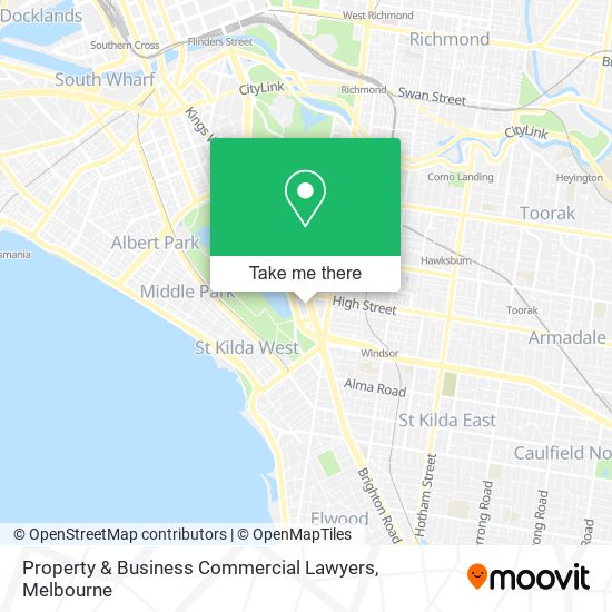 Property & Business Commercial Lawyers map