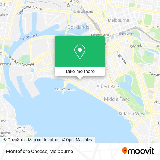 Montefiore Cheese map