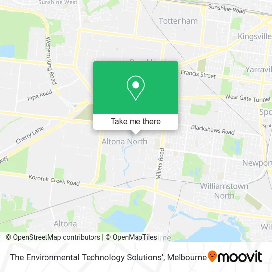 Mapa The Environmental Technology Solutions'