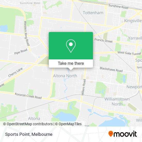 Sports Point map