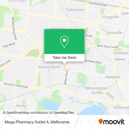 Mega Pharmacy Outlet A map