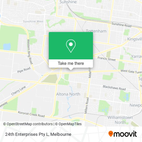 24th Enterprises Pty L map