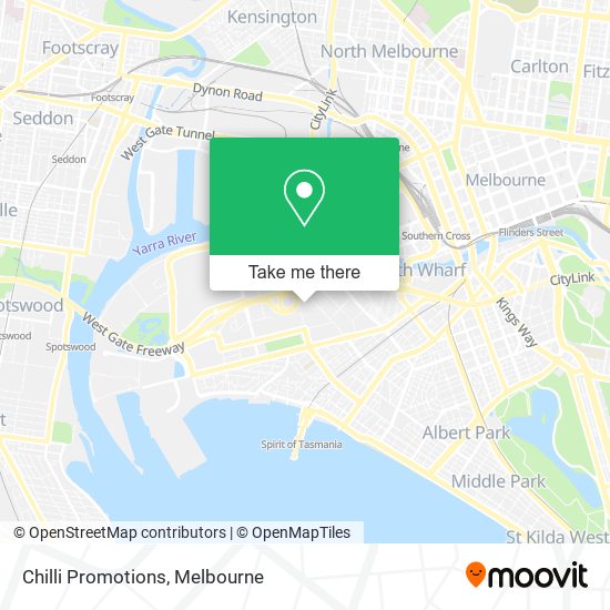 Chilli Promotions map