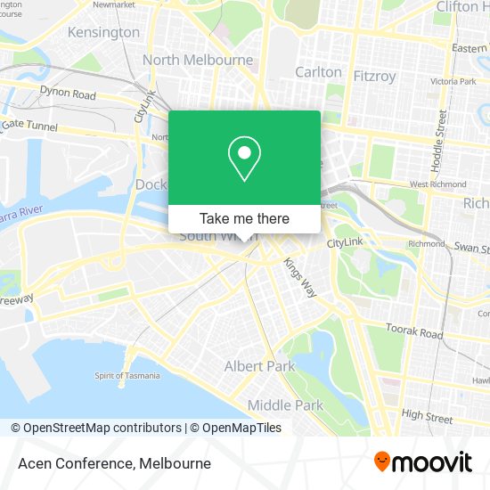 Acen Conference map