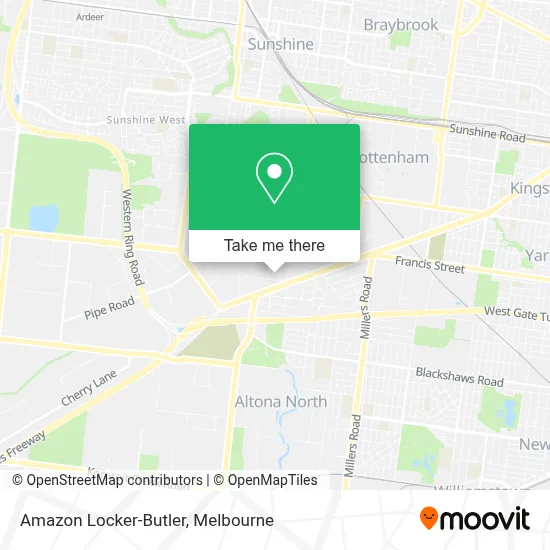 Mapa Amazon Locker-Butler