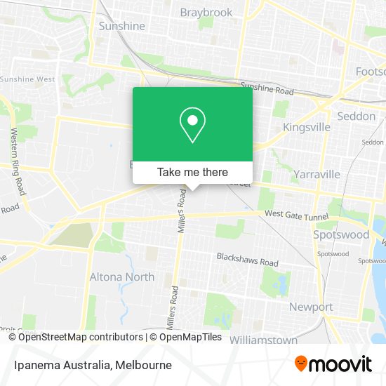 Ipanema Australia map