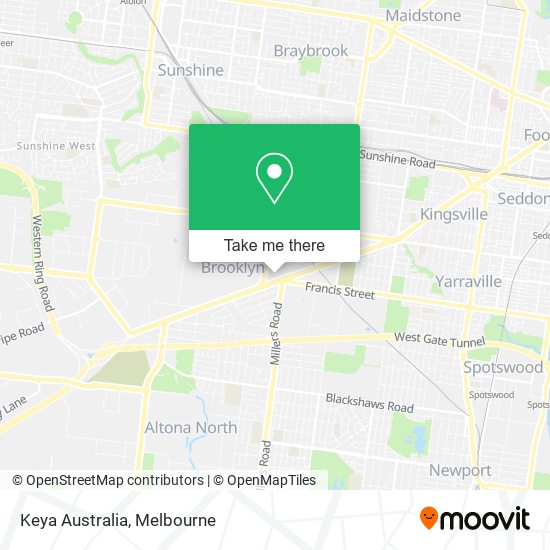 Keya Australia map
