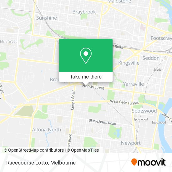 Racecourse Lotto map