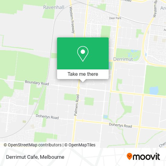 Derrimut Cafe map