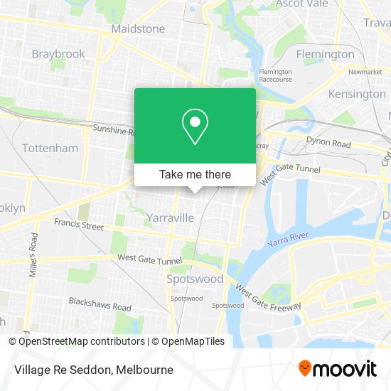 Village Re Seddon map