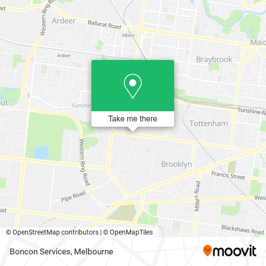 Boncon Services map