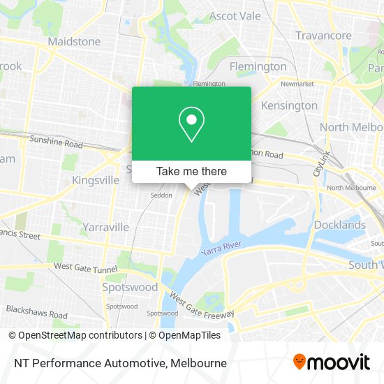 NT Performance Automotive map
