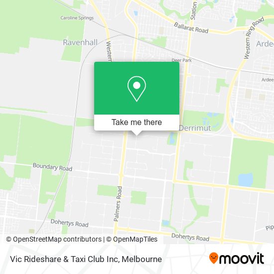 Vic Rideshare & Taxi Club Inc map