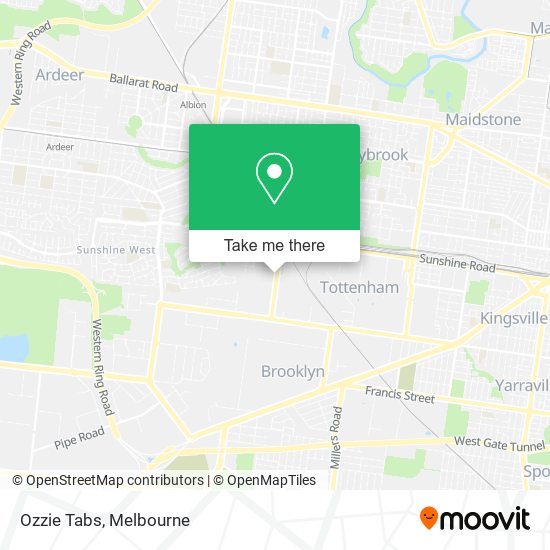 Ozzie Tabs map