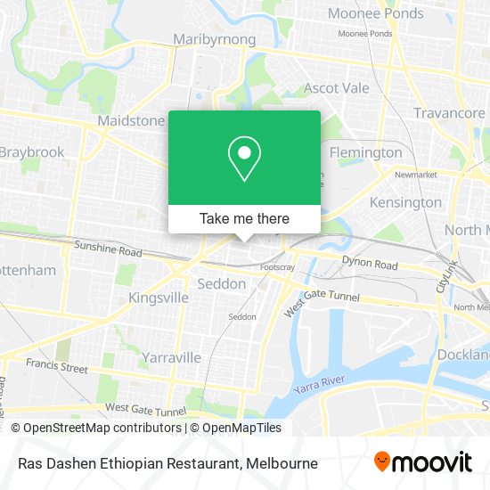 Ras Dashen Ethiopian Restaurant map