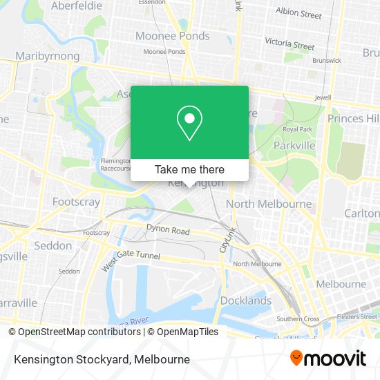 Kensington Stockyard map
