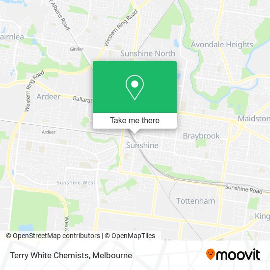 Terry White Chemists map