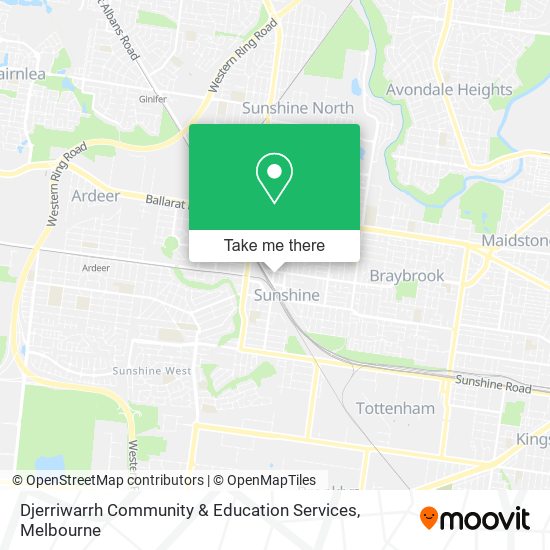 Djerriwarrh Community & Education Services map