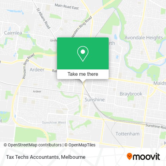 Tax Techs Accountants map