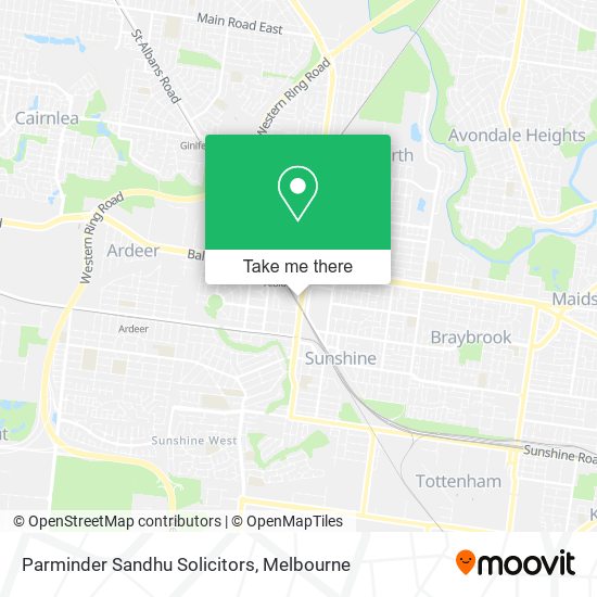 Parminder Sandhu Solicitors map