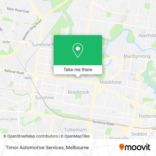 Timor Automotive Services map