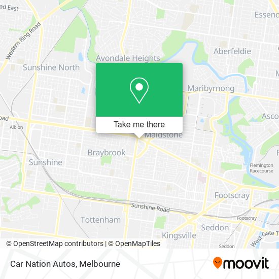 Car Nation Autos map
