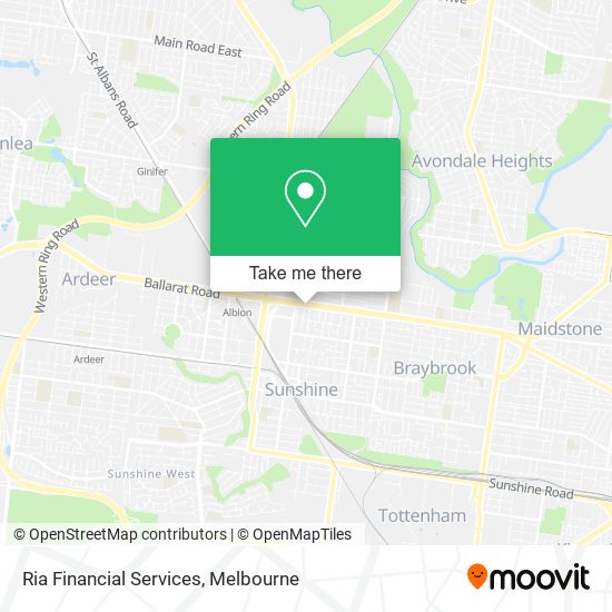 Ria Financial Services map