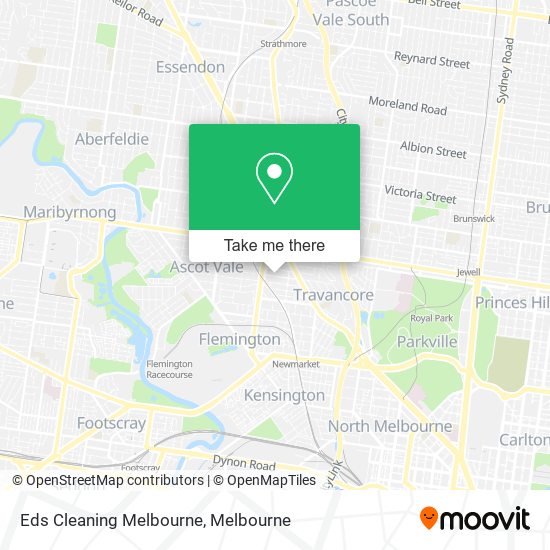 Eds Cleaning Melbourne map