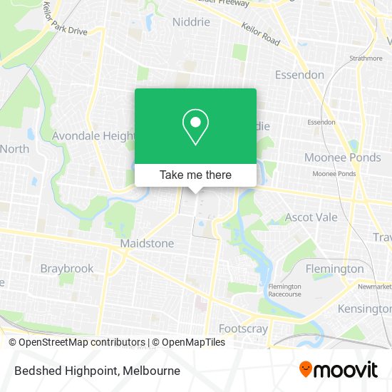 Bedshed Highpoint map