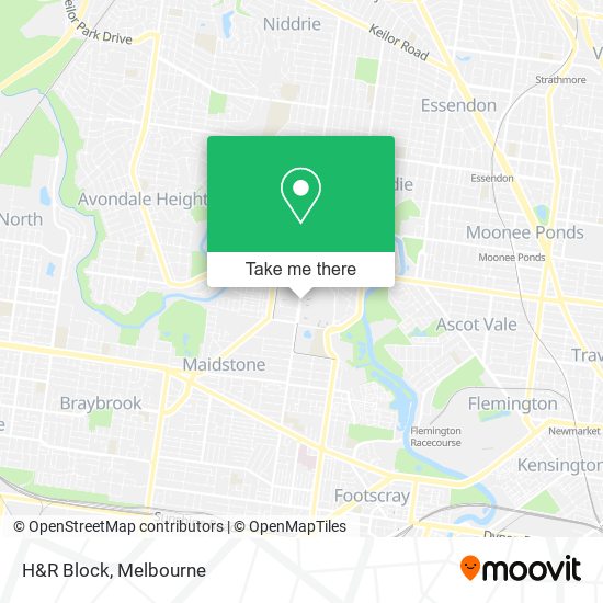 H&R Block map