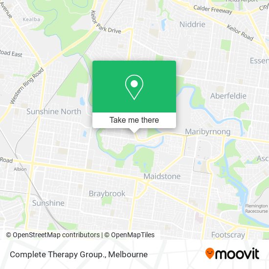 Complete Therapy Group. map
