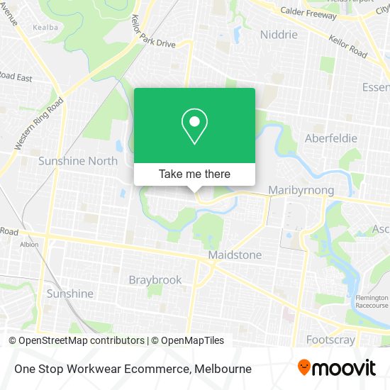 One Stop Workwear Ecommerce map
