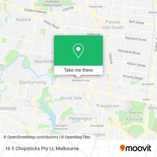 Hi 5 Chopsticks Pty Lt map