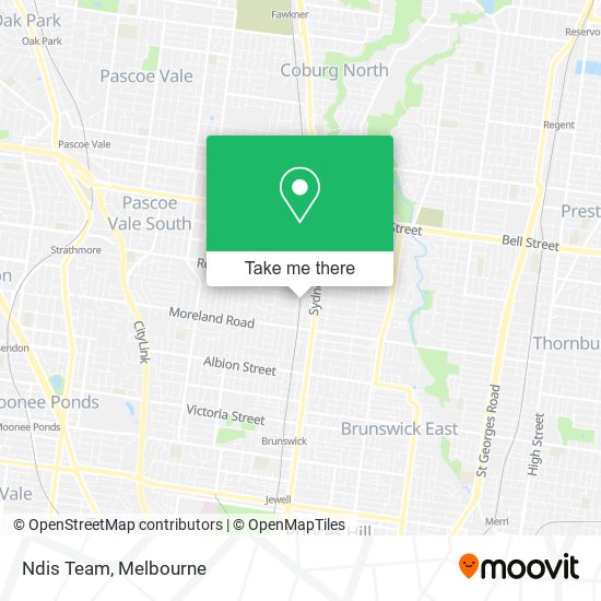 Ndis Team map