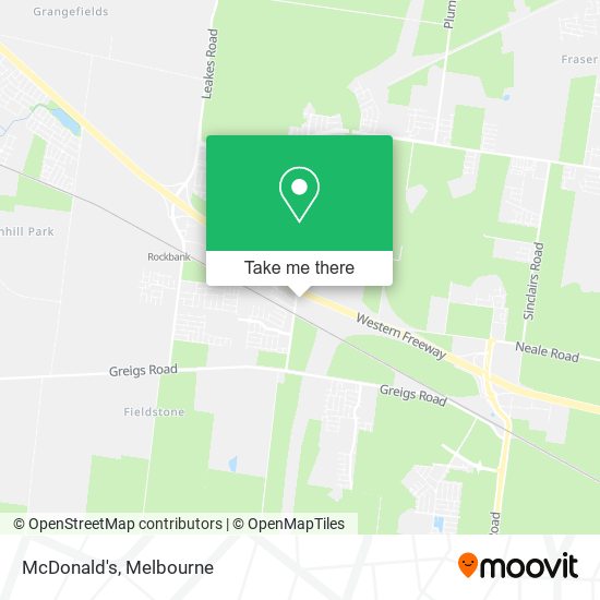 McDonald's map