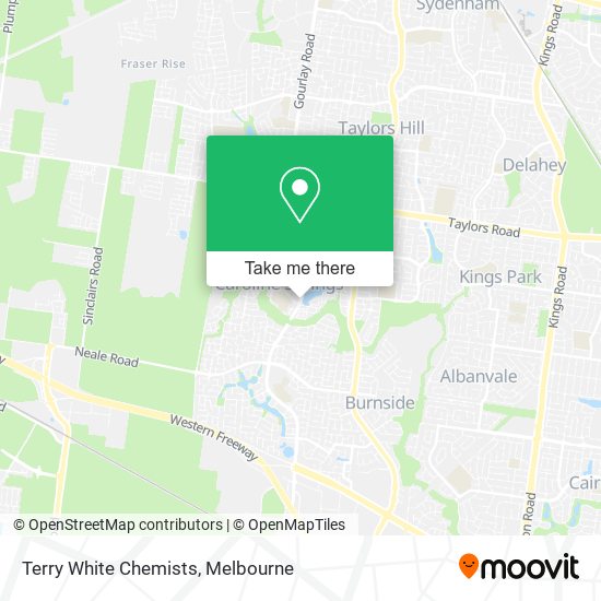 Terry White Chemists map