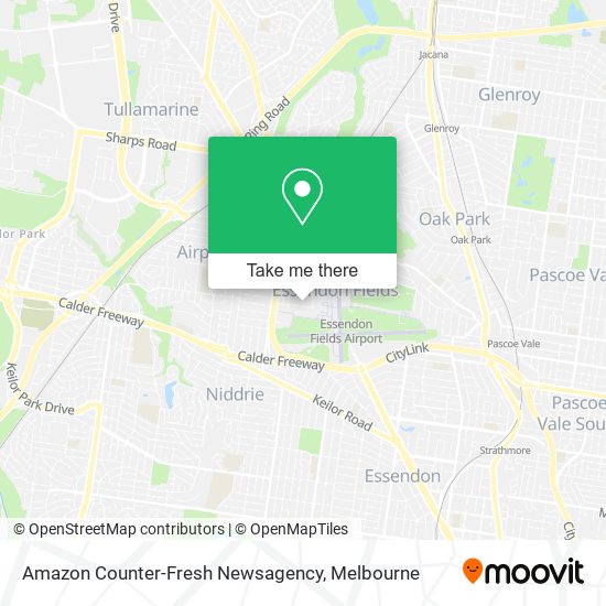 Mapa Amazon Counter-Fresh Newsagency