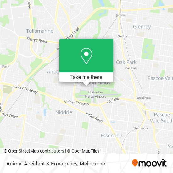 Animal Accident & Emergency map