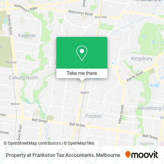 Property at Frankston Tax Accountants map